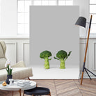 Arguing Broccolis by Anders Wasser on GIANT ART - gray photo illustration