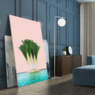 Palm Beach by Anders Wasser on GIANT ART - pink photo illustration