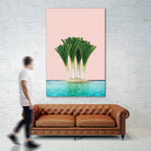 Palm Beach by Anders Wasser on GIANT ART - pink photo illustration