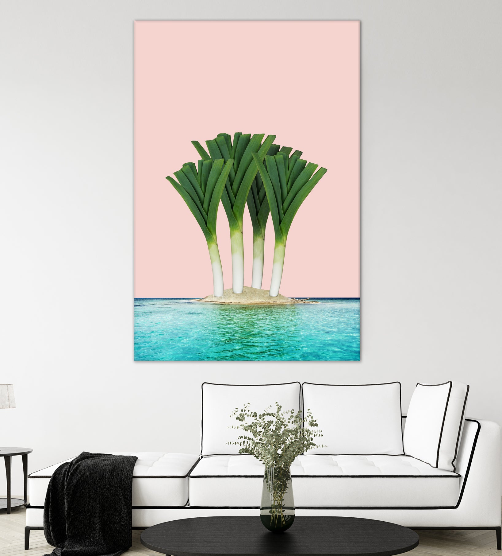 Palm Beach by Anders Wasser on GIANT ART - pink photo illustration