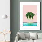 Palm Beach by Anders Wasser on GIANT ART - pink photo illustration