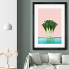 Palm Beach by Anders Wasser on GIANT ART - pink photo illustration