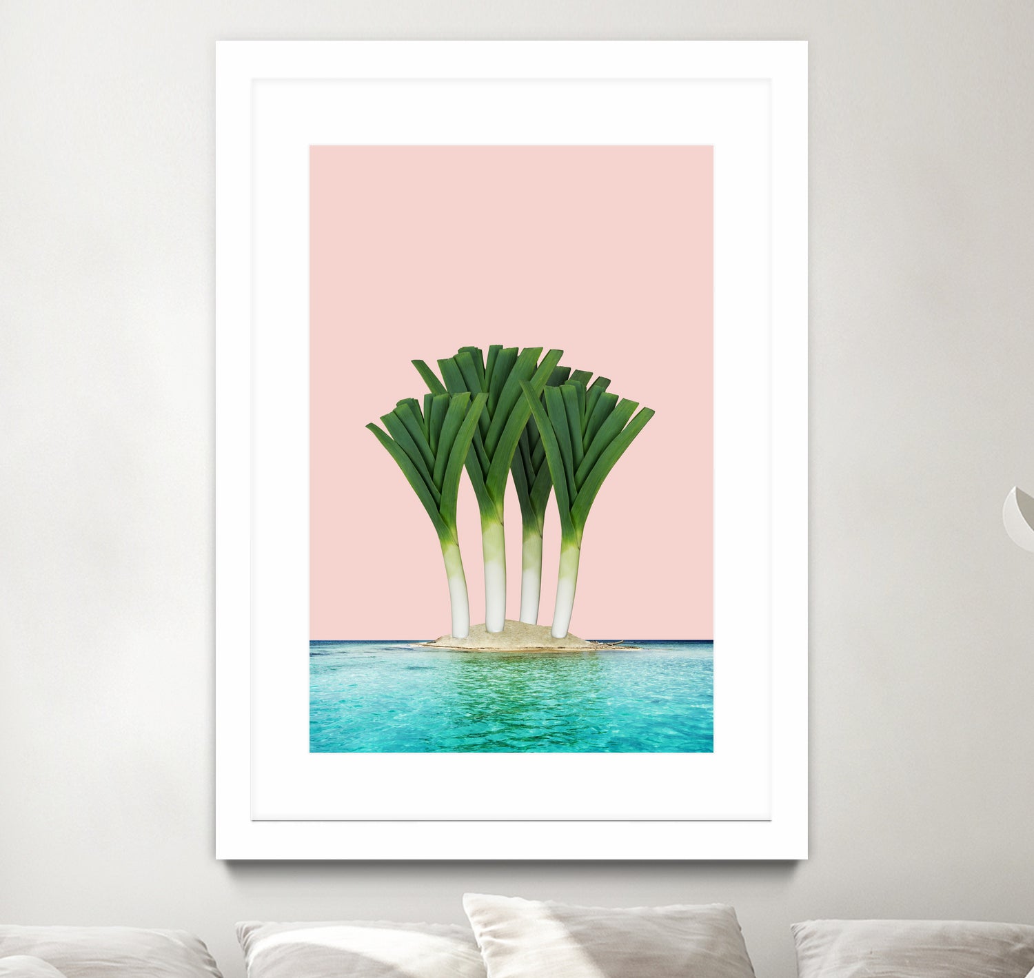 Palm Beach by Anders Wasser on GIANT ART - pink photo illustration