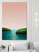 Melon Shore by Anders Wasser on GIANT ART - pink photo illustration