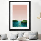 Melon Shore by Anders Wasser on GIANT ART - pink photo illustration