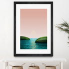 Melon Shore by Anders Wasser on GIANT ART - pink photo illustration