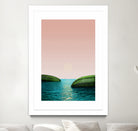 Melon Shore by Anders Wasser on GIANT ART - pink photo illustration