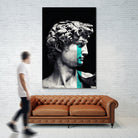 Crying David by Menelaos Trompoukis on GIANT ART - black digital painting