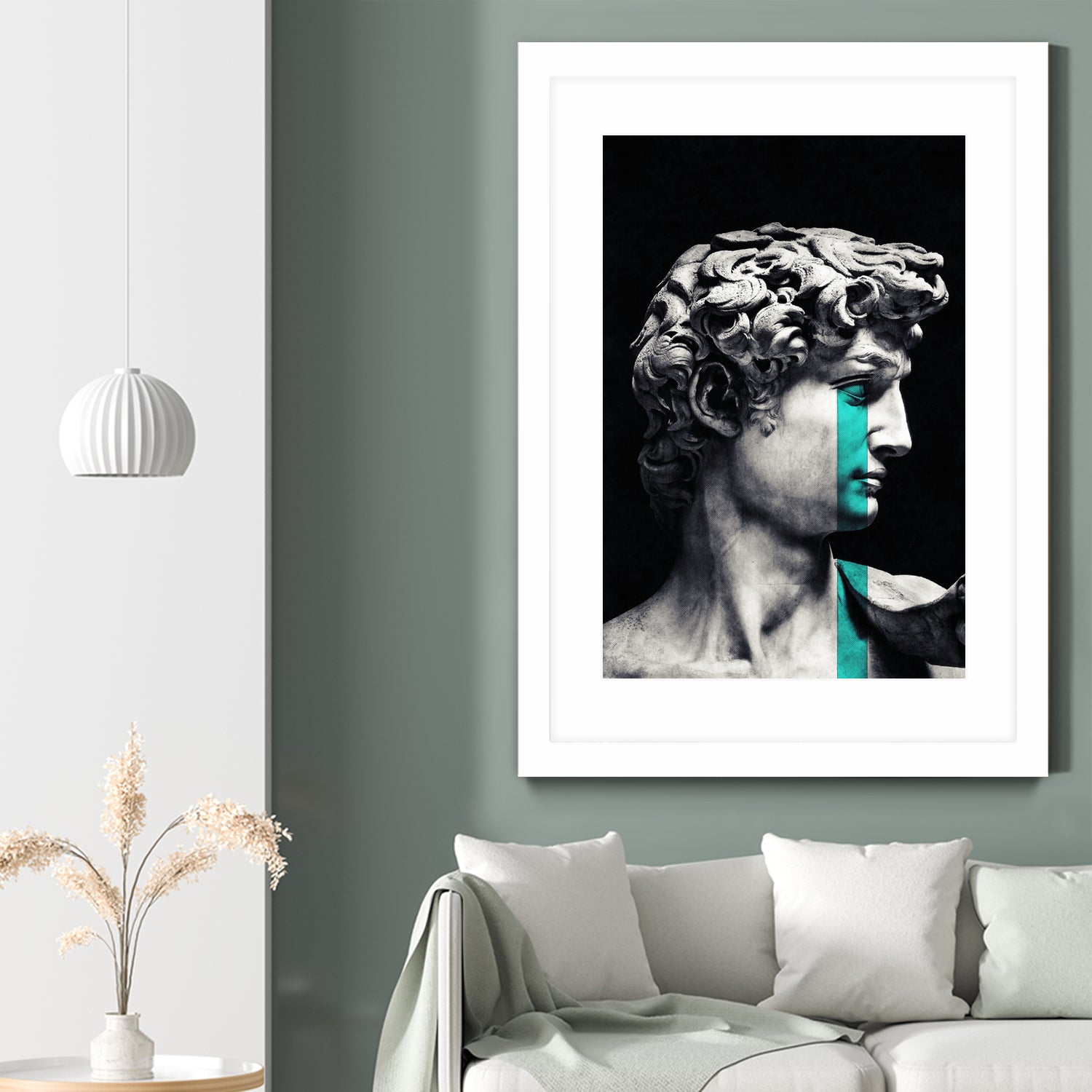 Crying David by Menelaos Trompoukis on GIANT ART - black digital painting