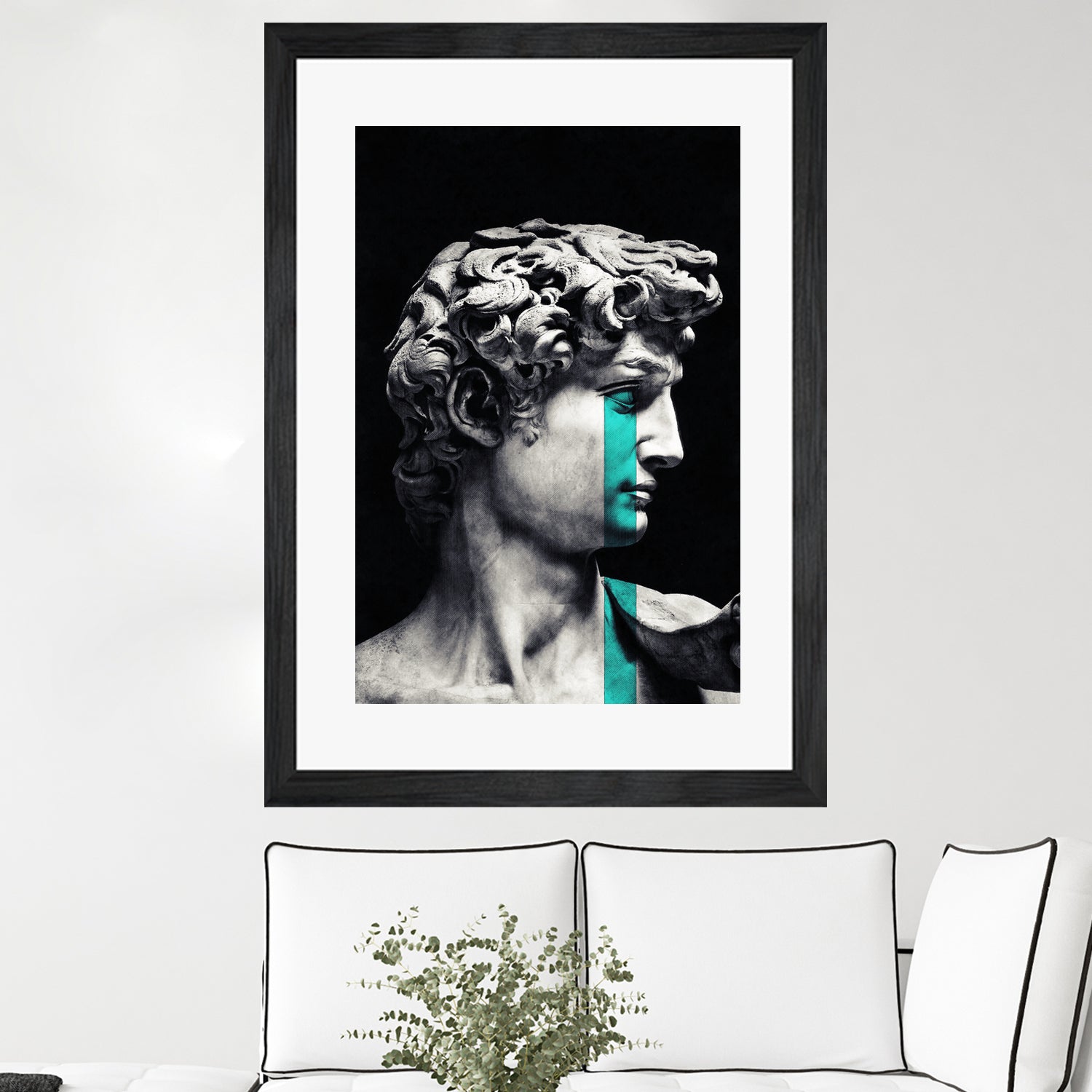 Crying David by Menelaos Trompoukis on GIANT ART - black digital painting