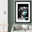 Crying David by Menelaos Trompoukis on GIANT ART - black digital painting