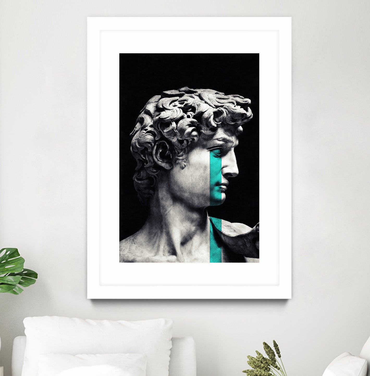 Crying David by Menelaos Trompoukis on GIANT ART - black digital painting