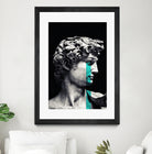 Crying David by Menelaos Trompoukis on GIANT ART - black digital painting