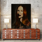 redhead woman by MENG LU on GIANT ART - red digital painting