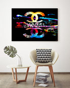 Chanel Mirroring by Daniel Janda on GIANT ART - black mixed media