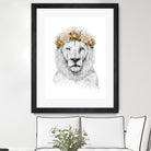 Festival lion (color version) by Solti Balázs on GIANT ART - white digital drawing