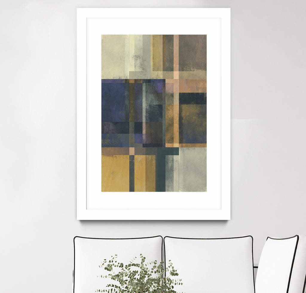 Abstract Geometry No. 19 by Pascal Deckarm on GIANT ART - yellow digital painting