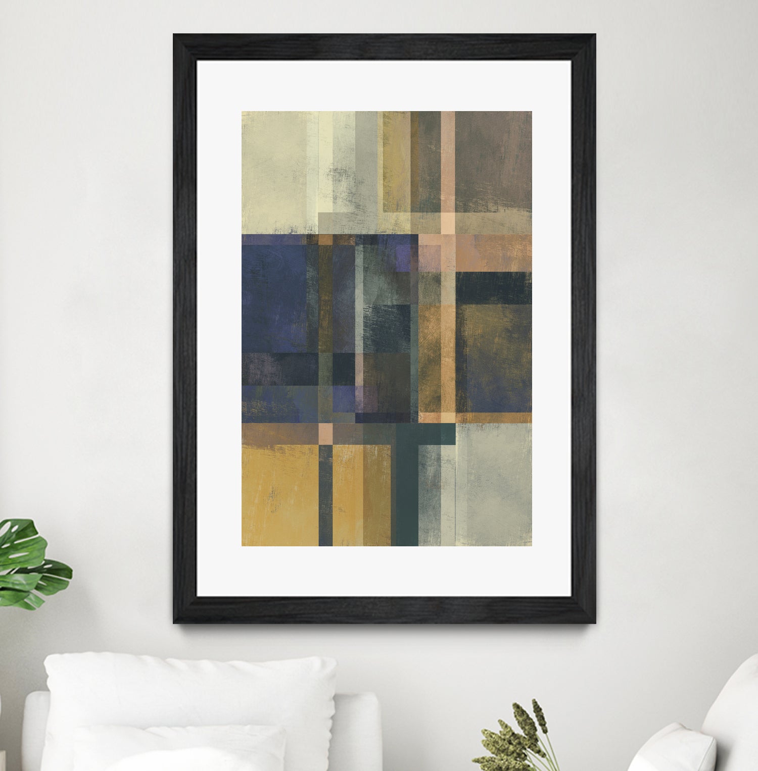 Abstract Geometry No. 19 by Pascal Deckarm on GIANT ART - yellow digital painting