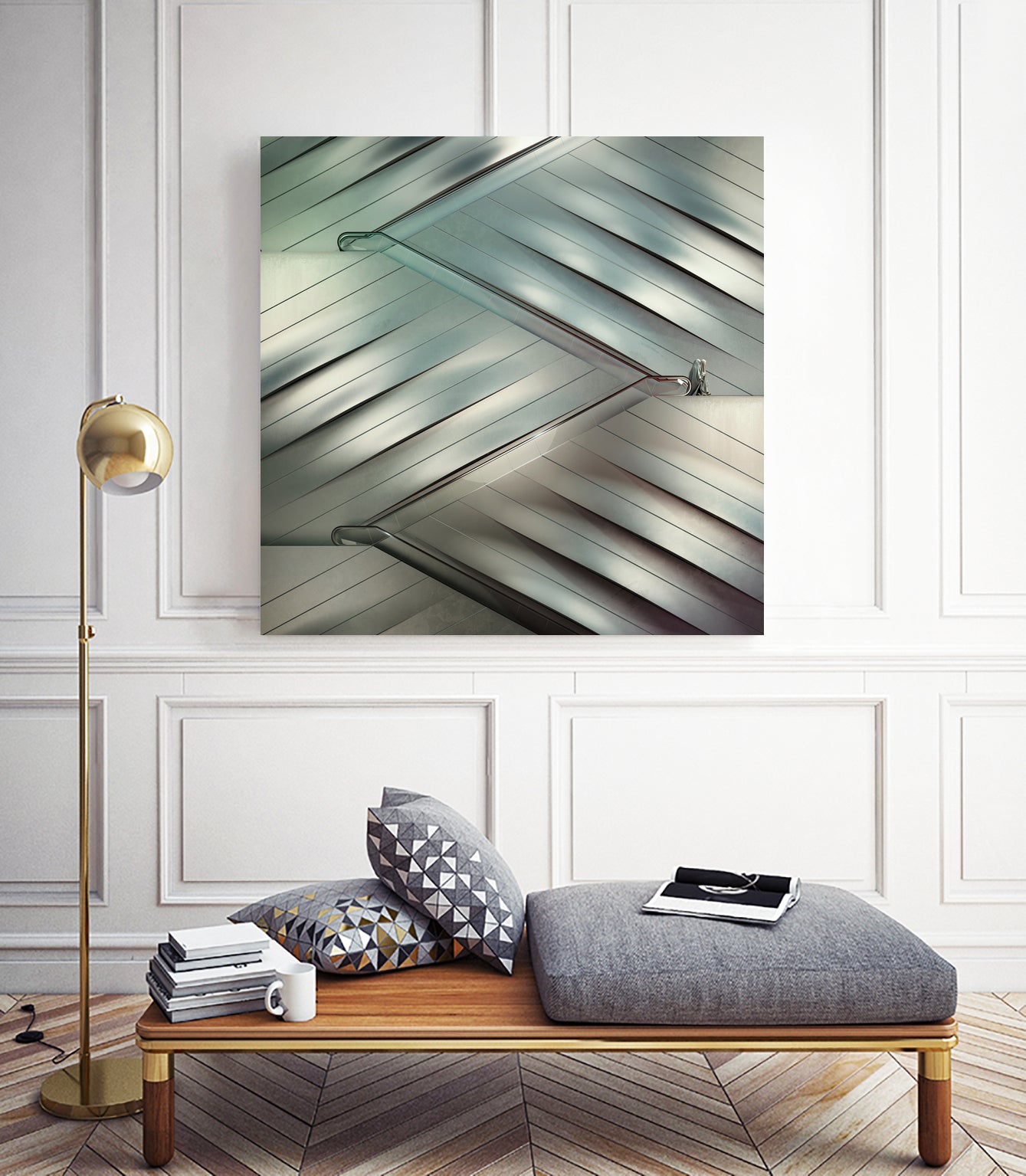 Absconditus divinitas by Michele Durazzi on GIANT ART - green 3d art