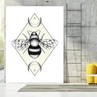 Bee Confident by Barbara Hollaus on GIANT ART - white digital drawing