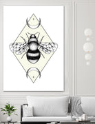 Bee Confident by Barbara Hollaus on GIANT ART - white digital drawing