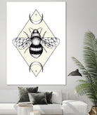 Bee Confident by Barbara Hollaus on GIANT ART - white digital drawing