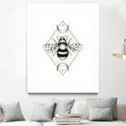 Bee Confident by Barbara Hollaus on GIANT ART - white digital drawing