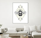 Bee Confident by Barbara Hollaus on GIANT ART - white digital drawing