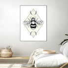 Bee Confident by Barbara Hollaus on GIANT ART - white digital drawing