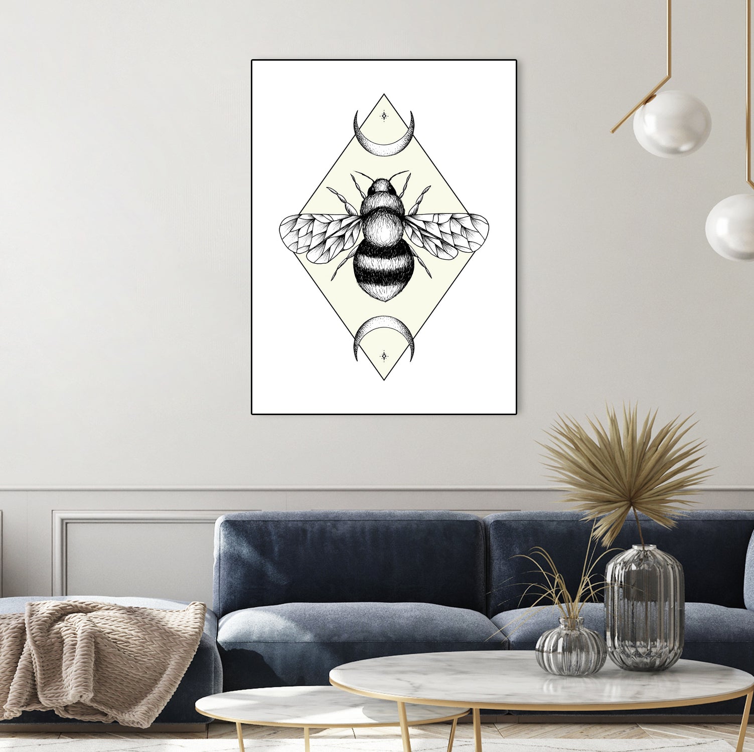 Bee Confident by Barbara Hollaus on GIANT ART - white digital drawing