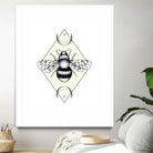 Bee Confident by Barbara Hollaus on GIANT ART - white digital drawing