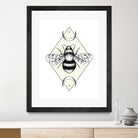 Bee Confident by Barbara Hollaus on GIANT ART - white digital drawing