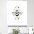 Bee Confident by Barbara Hollaus on GIANT ART - white digital drawing