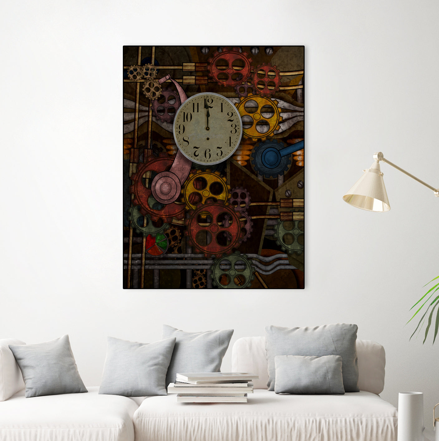 steampunk by james brickell on GIANT ART - red digital painting