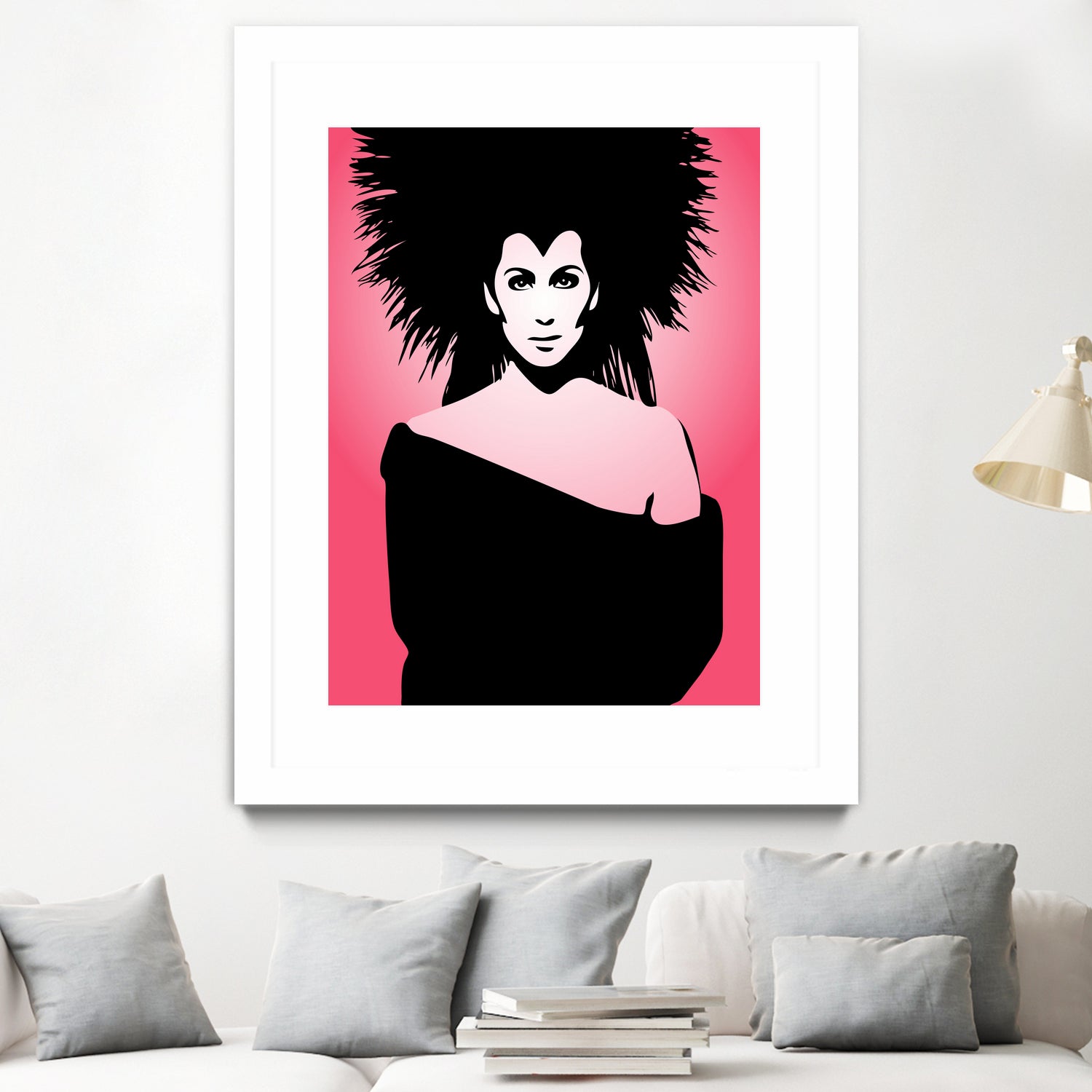 Cher | Pop Art by William Cuccio on GIANT ART - pink digital drawing