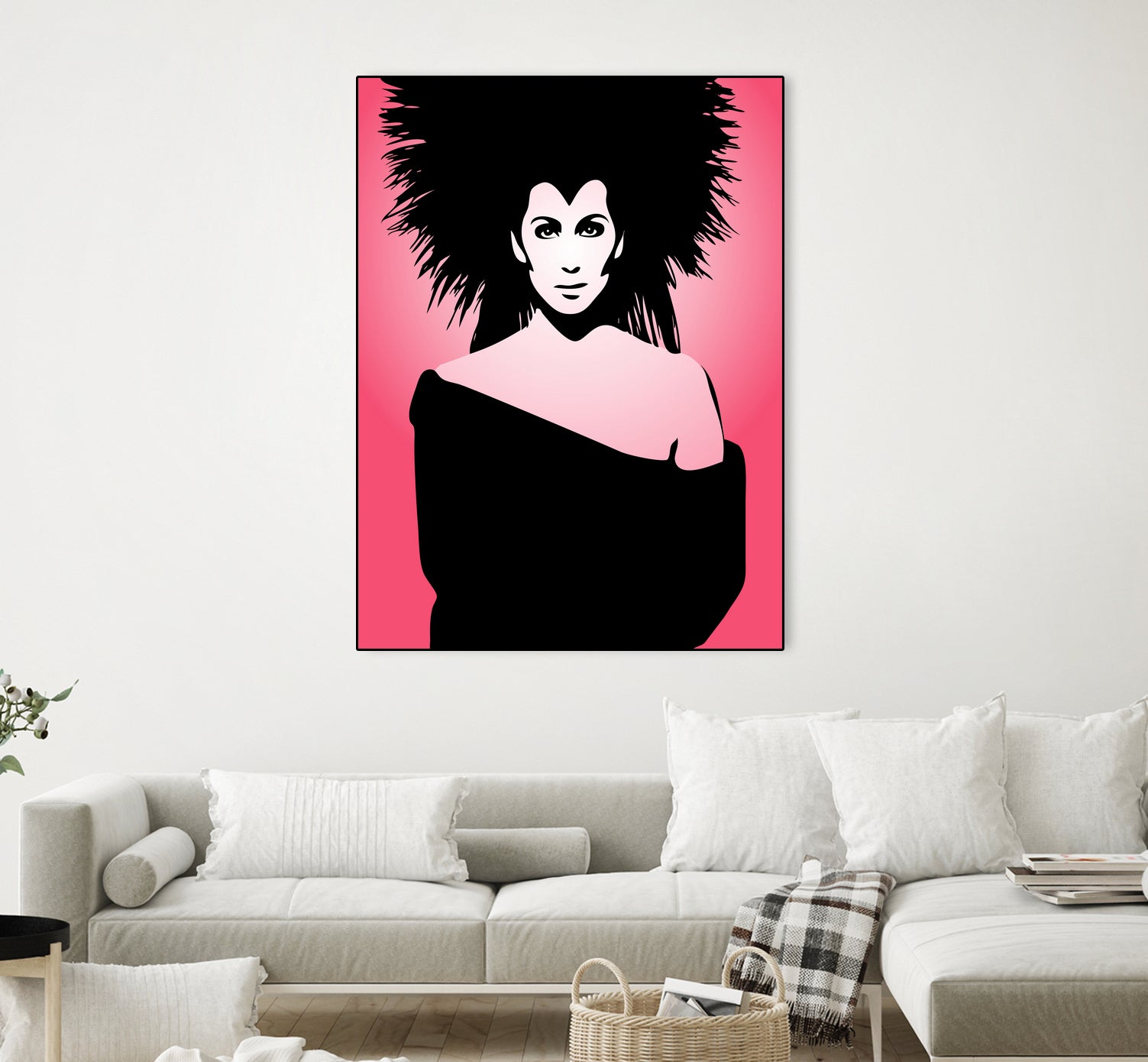 Cher | Pop Art by William Cuccio on GIANT ART - pink digital drawing