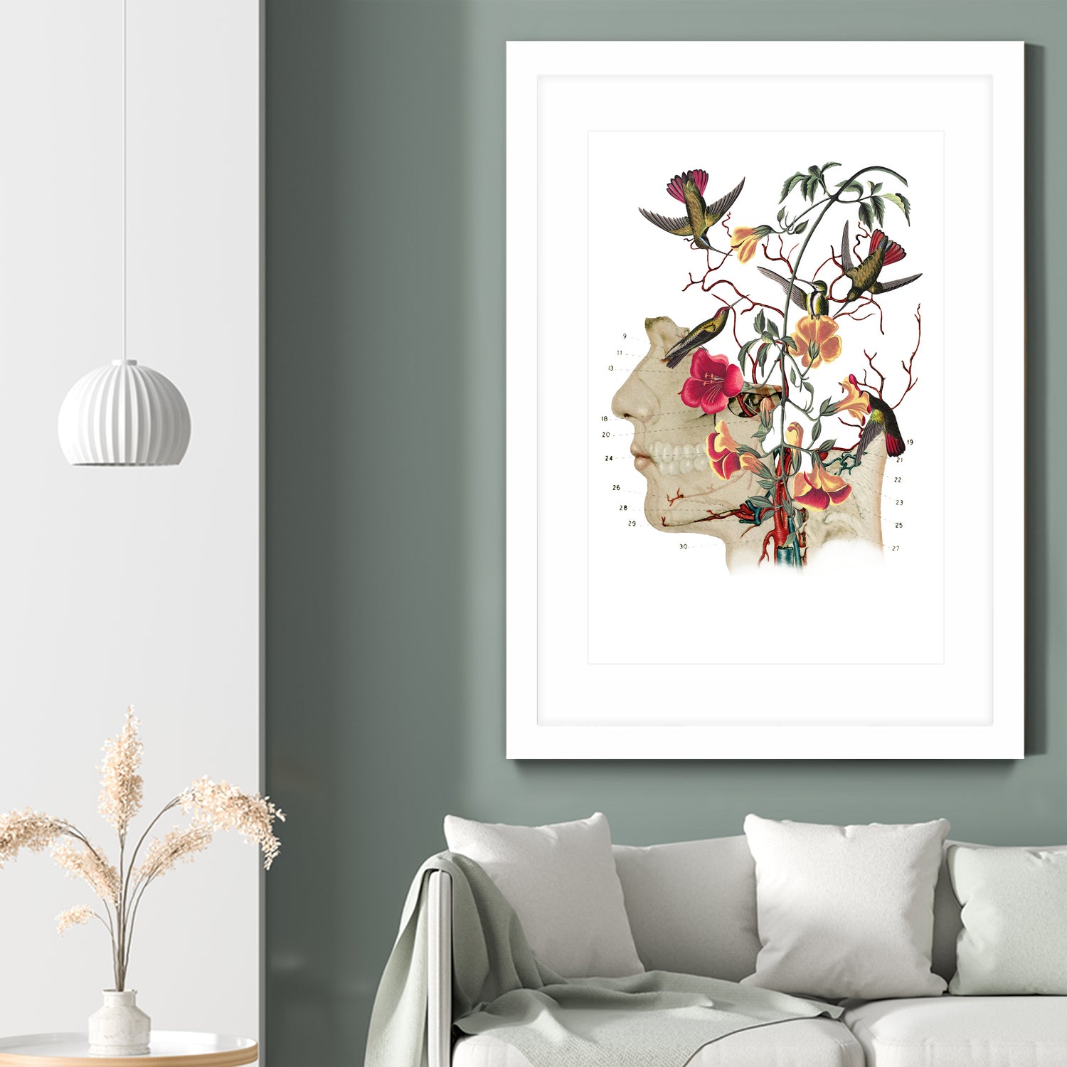 Flower anatomy by Caterina Lo Cicero on GIANT ART - black digital drawing