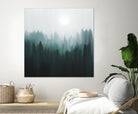 Autumn Fog | Green Edition by Robin Willems on GIANT ART - green digital painting