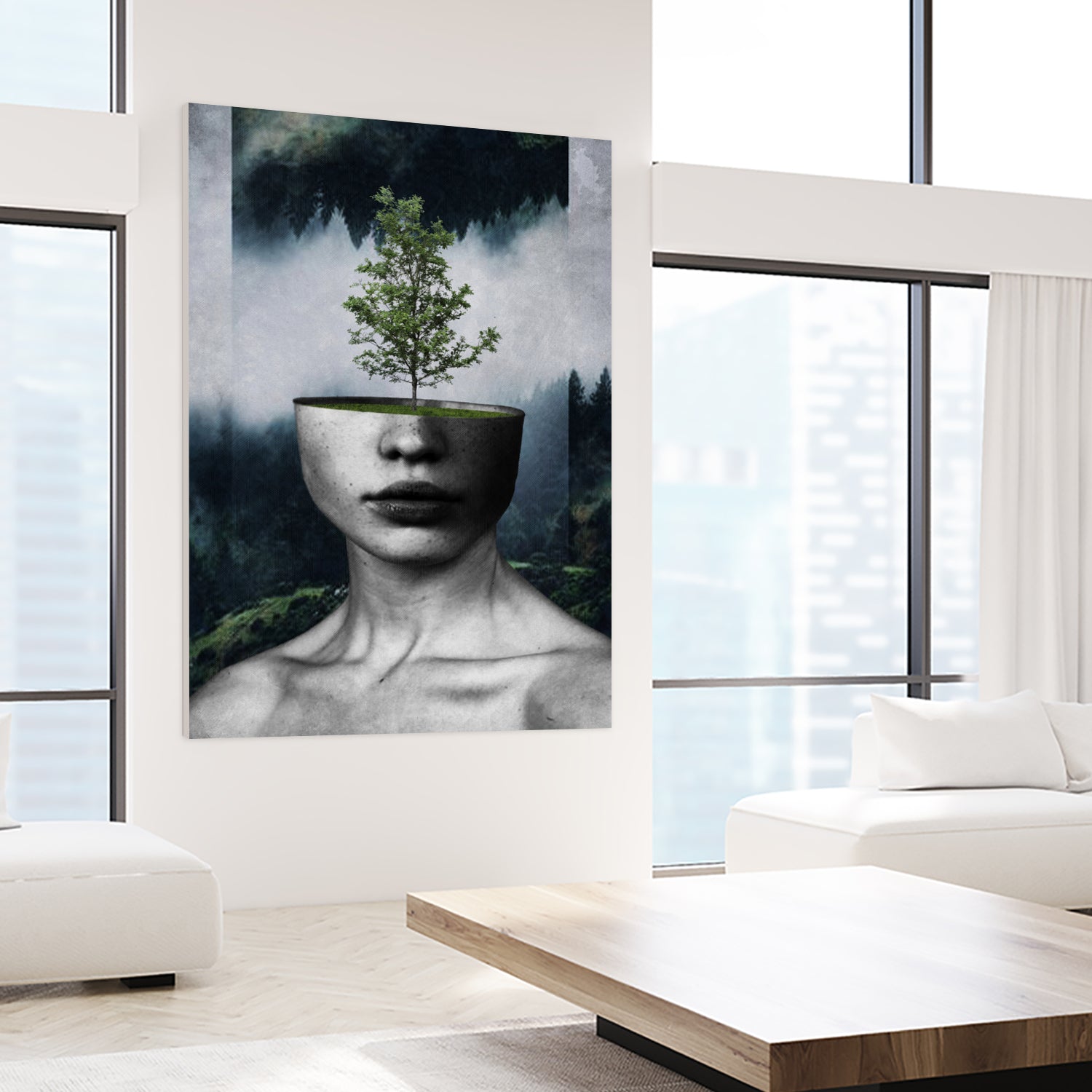 Tree Lady by Menelaos Trompoukis on GIANT ART - green digital painting