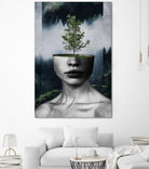 Tree Lady by Menelaos Trompoukis on GIANT ART - green digital painting