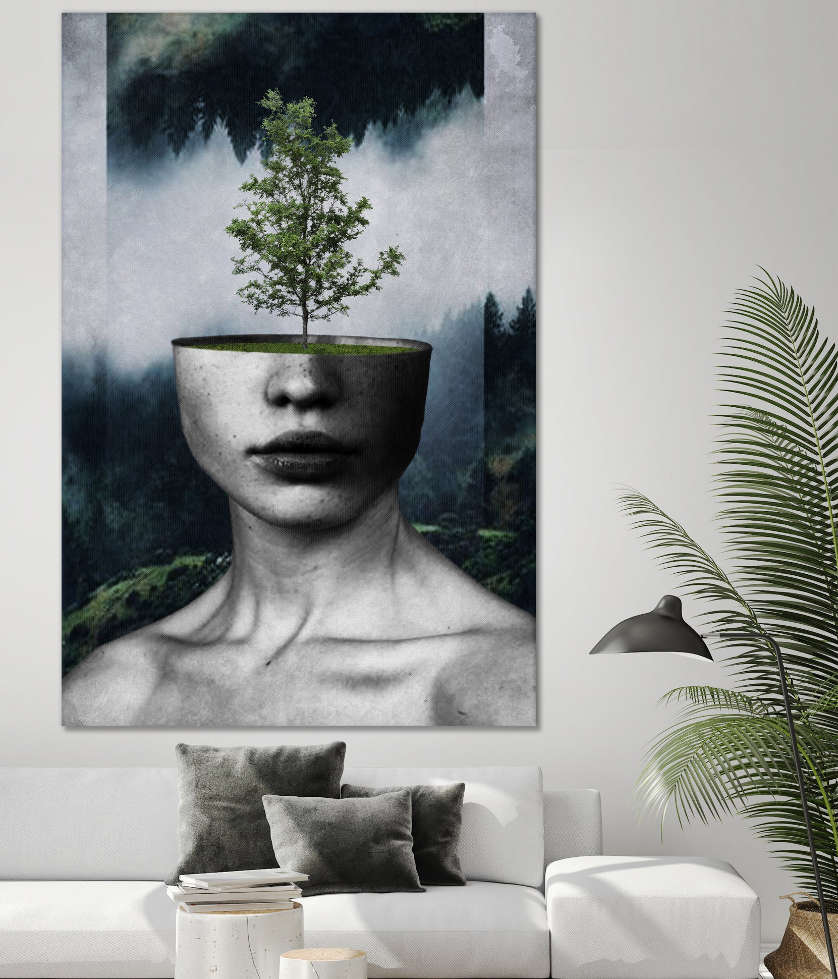 Tree Lady by Menelaos Trompoukis on GIANT ART - green digital painting