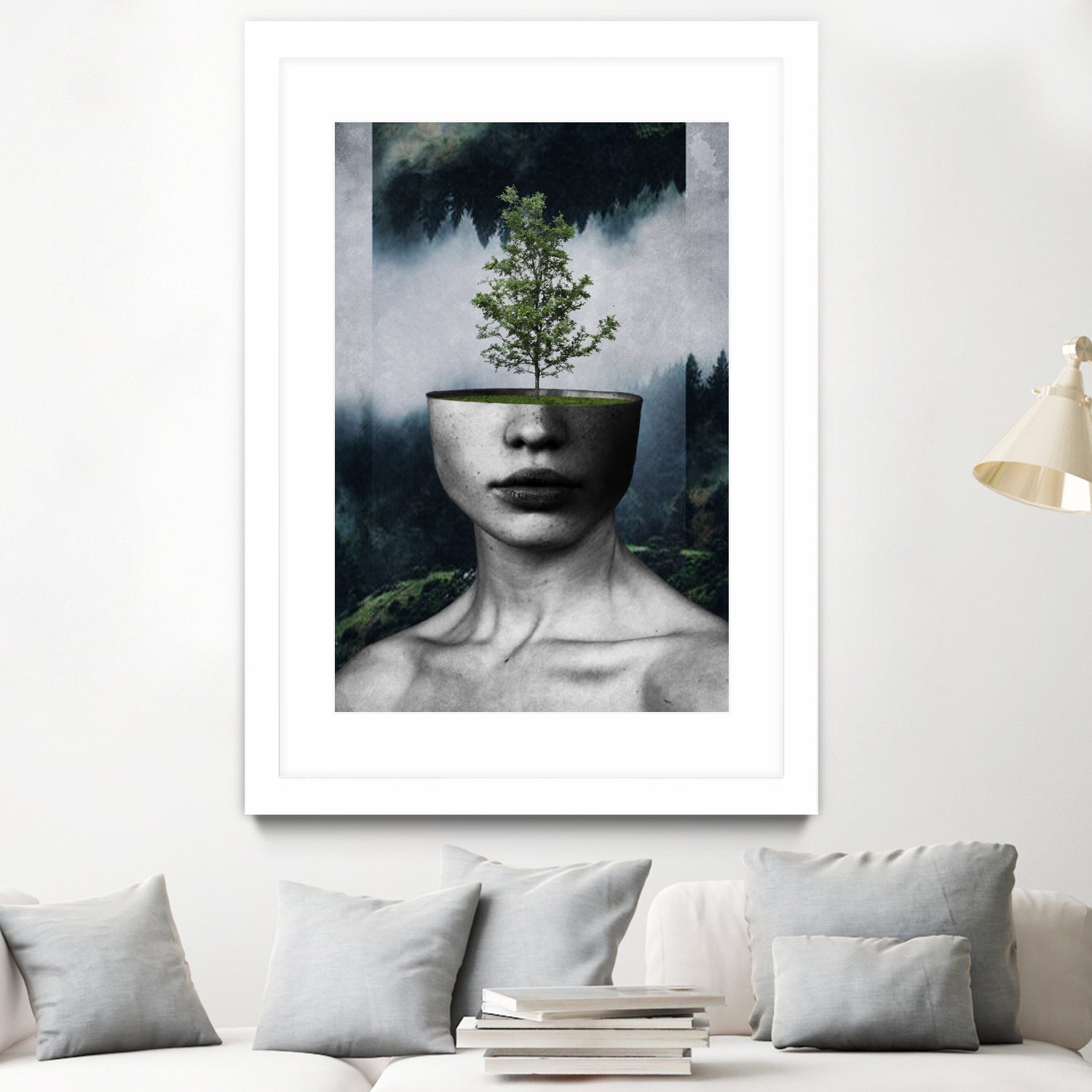 Tree Lady by Menelaos Trompoukis on GIANT ART - green digital painting