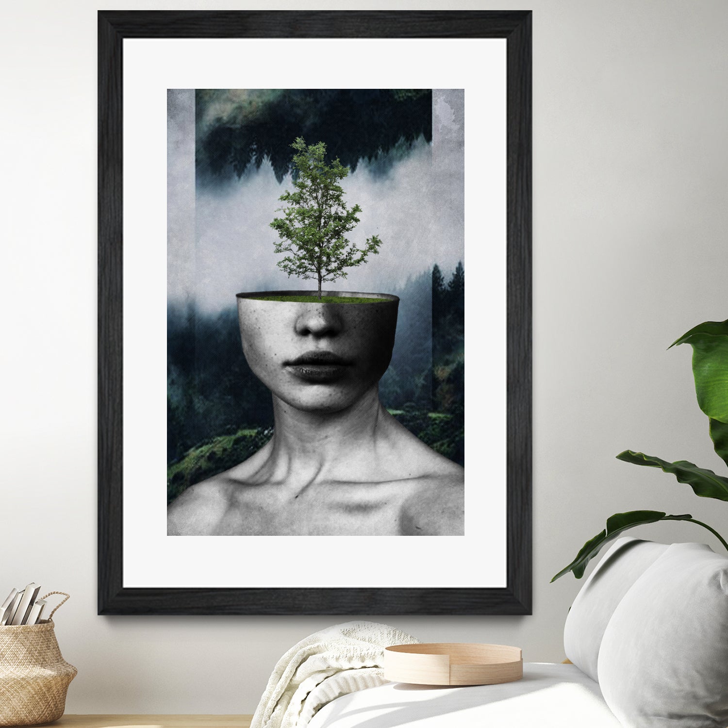 Tree Lady by Menelaos Trompoukis on GIANT ART - green digital painting