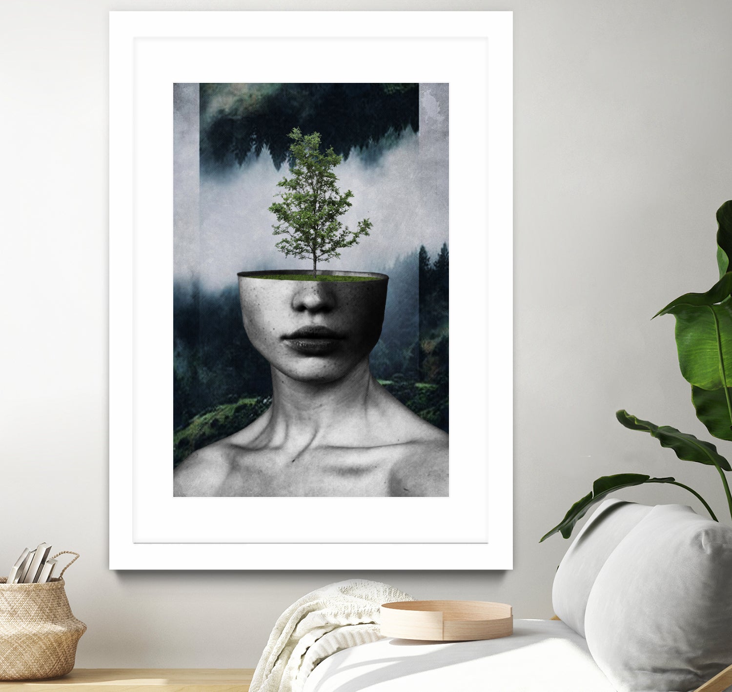 Tree Lady by Menelaos Trompoukis on GIANT ART - green digital painting