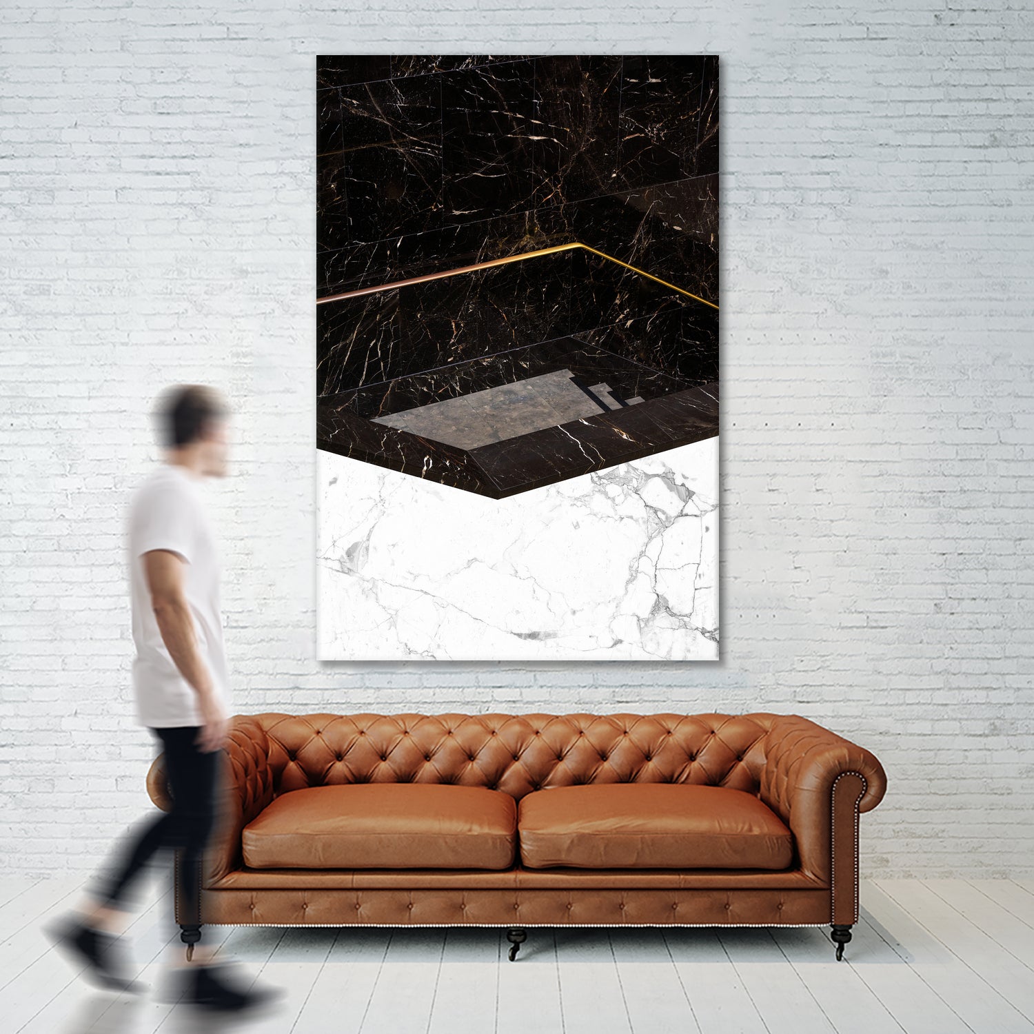 Marble Paradox by Uma Gokhale on GIANT ART - black digital painting