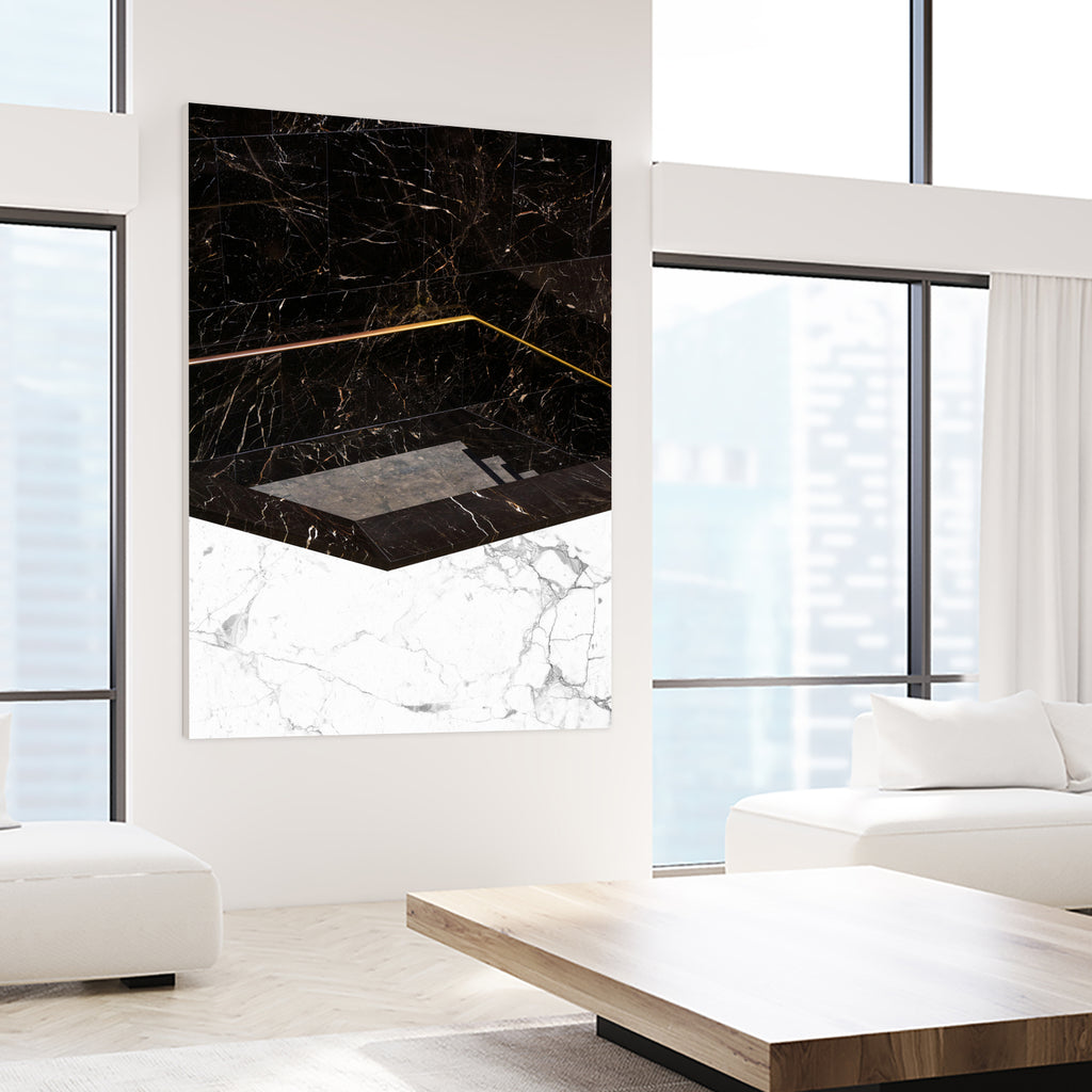 Marble Paradox by Uma Gokhale on GIANT ART - black digital painting