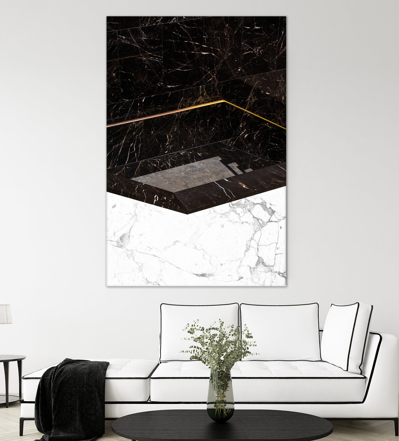 Marble Paradox by Uma Gokhale on GIANT ART - black digital painting