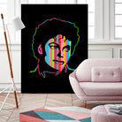 Michael Jackson | Dark | Pop Art by William Cuccio on GIANT ART - black digital drawing