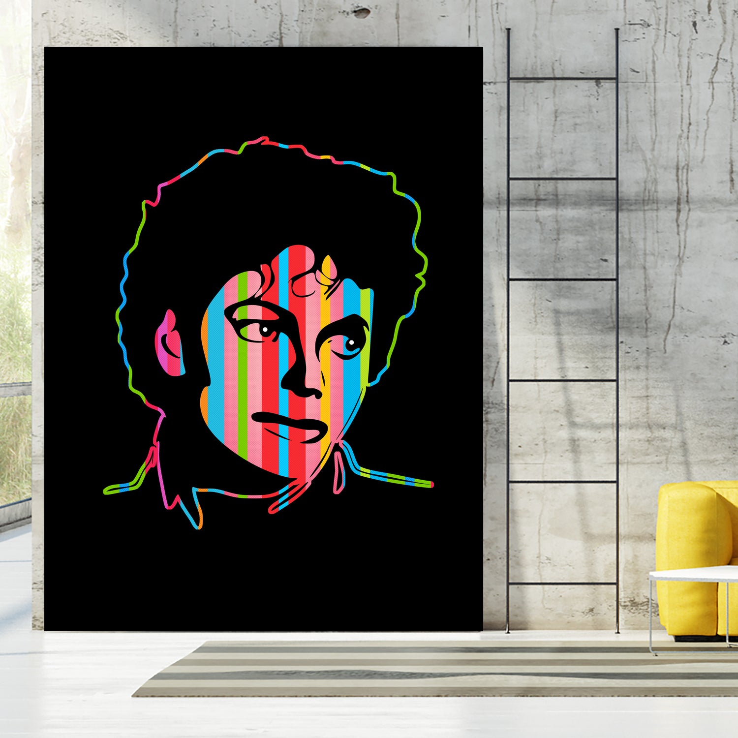 Michael Jackson | Dark | Pop Art by William Cuccio on GIANT ART - black digital drawing