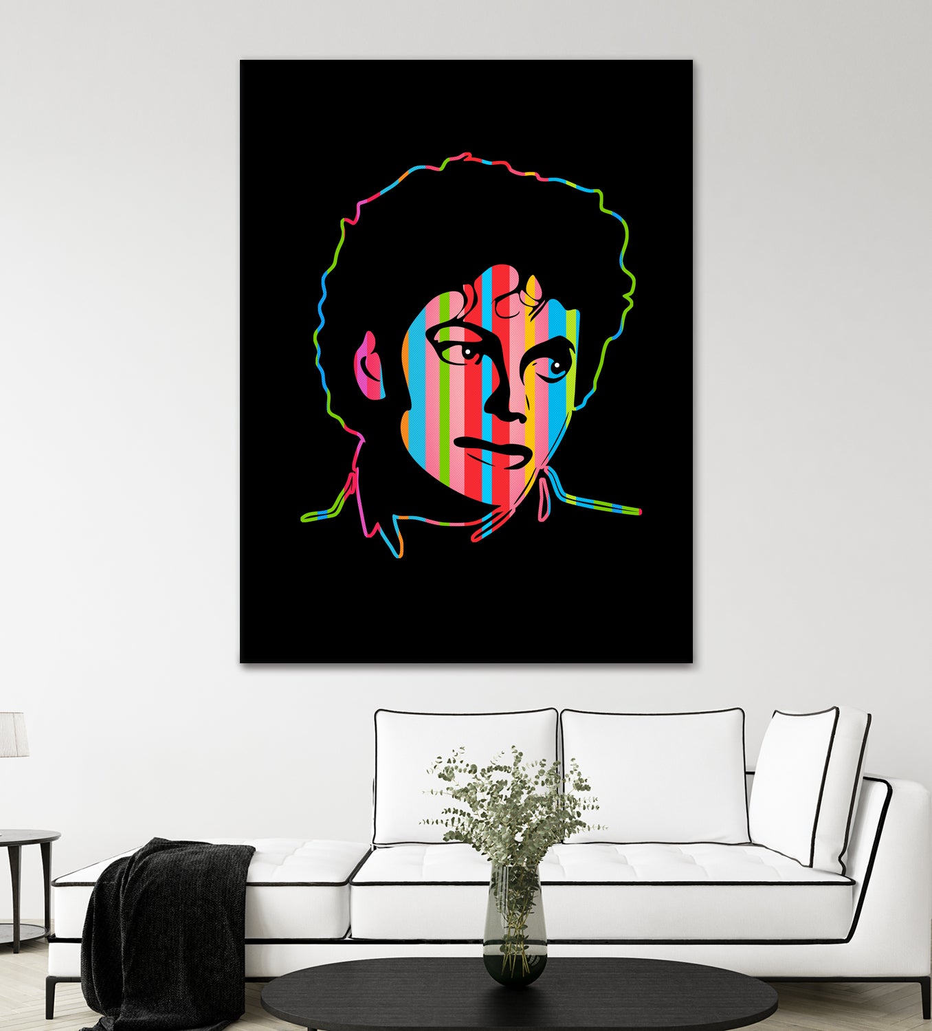 Michael Jackson | Dark | Pop Art by William Cuccio on GIANT ART - black digital drawing